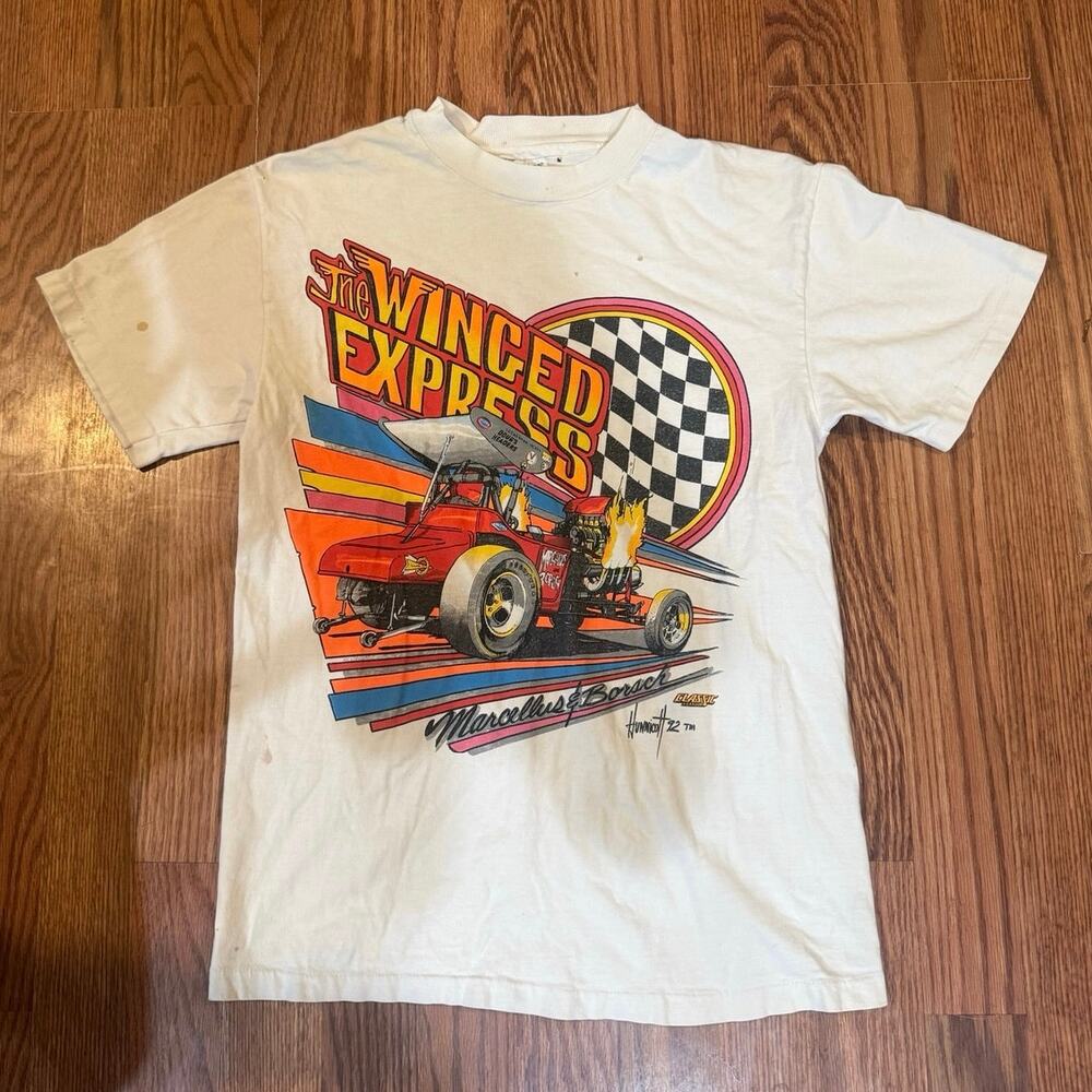 Winged Express Race car Single Stitch Size Small